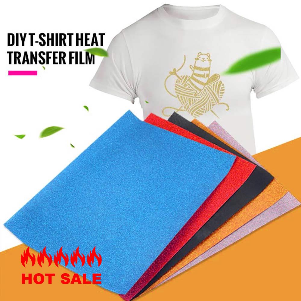 Textiles T Shirt Print Paper Heat Transfer Paper Durable Glitter 30cm Width Iron On Paper Fabrics Cloth Diy Light Color Shopee Thailand