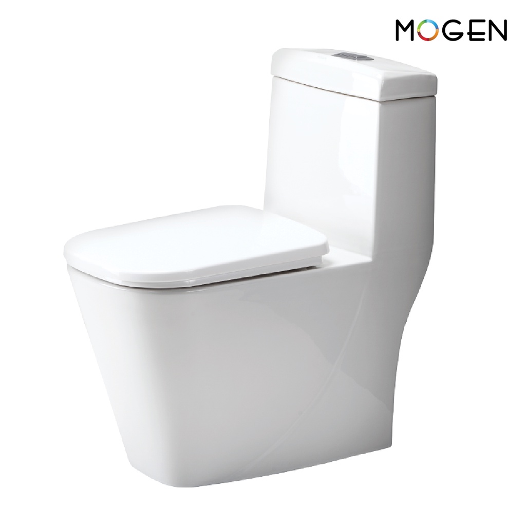 MOGEN MO32 โถสุขภัณฑ์ชิ้นเดียว สีขาว (ฝา Slow Close)