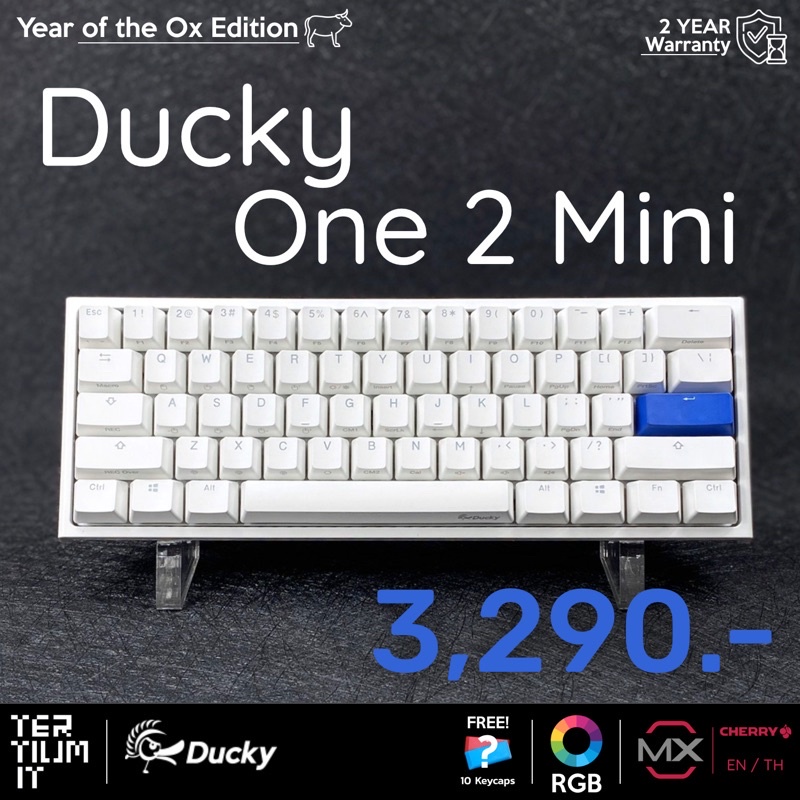 Ducky One Mini Pure White Rgb Shopee Thailand