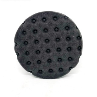 ฟองน้ำขัดสีรถ 6นิ้ว สีดำ Black Polish Dot Foam 6inch (สำหรับแป้นจับ 5นิ้ว เพื่อเว้นขอบ)