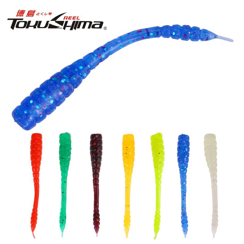 รอกตีเหยื่อปลอม ตะขอ Soft Plastic Lure 50pcs/Bag T-tail เหยือตกปลา Soft Lure เหยื่อปลา เหยื่อตกปลานิล เหยื่อตกปลา เหยื่อปลอม Top Water Lure ตกปลา เหยื่อตกปลาช่อน เหยื่อปลอมตกปลา อุปกรณ์ตกปลา