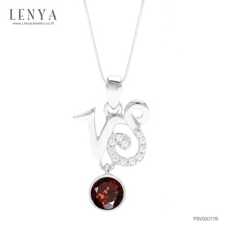 Lenya Jewelry จี้ประจำราศีมังกร เจ้าแห่งอำนาจ การปกครอง เสริมความมั่งคั่งร่ำรวย ประดับพลอยโกเมน