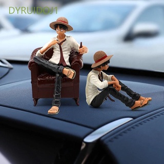 Dyruidoj1 โมเดลฟิกเกอร์ Monkey D Luffy Pvc พร้อมโซฟาขนาด 13 ซมสําหรับตกแต่งบ้าน