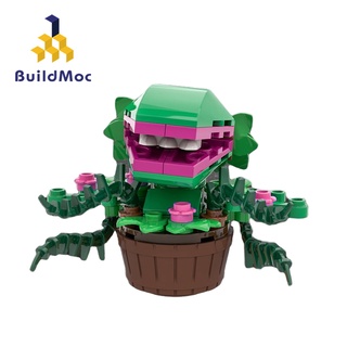 Buildmoc MOC-89464 Audrey II Little Shop of Horrors ของเล่นตัวต่อเลโก้ ของขวัญ สําหรับเด็ก 47 ชิ้น