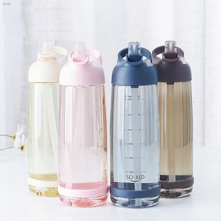 ขวดน้ำพลาสติก BPA Free warkware 4 สี 1000 มล.