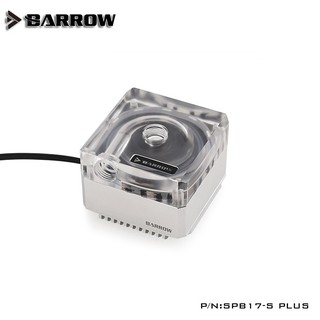 Barrow pump SPB17-S PLUS (DDC) transparent silver (ปั๊มน้ำคอมพิวเตอร์ จัดส่งในไทย รับประกัน 1 ปี)