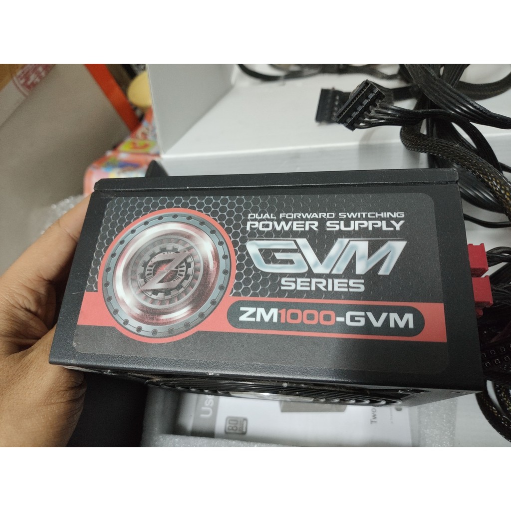 POWER SUPPLY ZALMAN ZM1000-GVM 1000W 80 PLUS Bronze มือสอง | Shopee ...