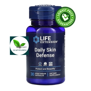 Life Extension Daily Skin Defense / 30 Vegetarian Capsules