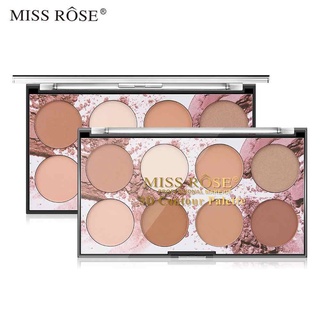 Miss Rose พาเลทคอนซีลเลอร์ 3D 8 สี สําหรับแต่งหน้า