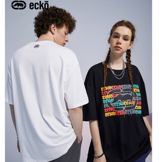 เสื้อยืดลําลอง พิมพ์ลายโลโก้ ecko rhino แฟชั่นฤดูร้อน สําหรับผู้ชายS-5XL