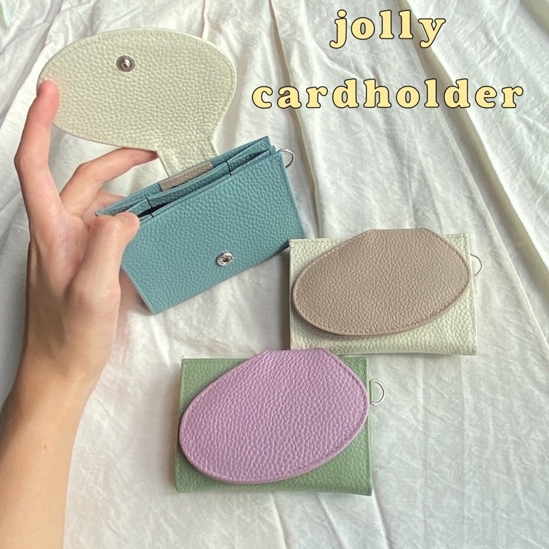 SALE Butterjoyco Jolly cardholder หนังแท้