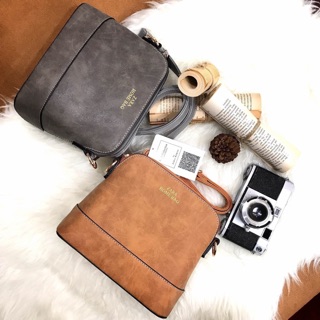 !ZARA HOME SUEDE LEATHER CROSSBODY BAG