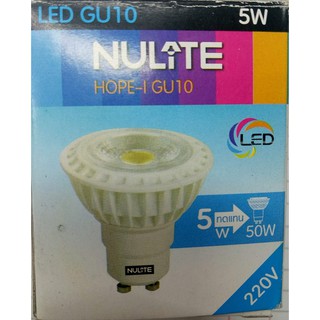 หลอดฮาโลเจน แอลอีดี หลอดGU10 LED 5W DAYLIGHT แสงขาว