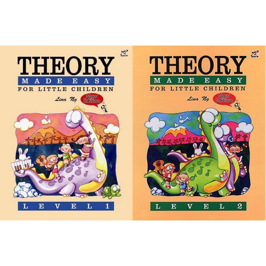 หนังสือเรียนเปียโน Piano Theory Made Easy, For Little Children 1-2