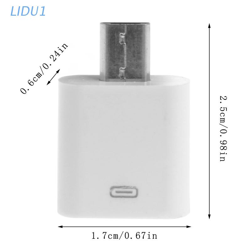 Lidu Pin Lightning Female To Micro Usb Male Adapter Converter For Lg Xiaomi Huawei Lidu Th