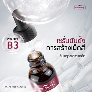 ₪▲Plantnery Grape Seed Serum 30 ml เซรั่มลดเลือน ฝ้า กระ จุดด่างดำ เผยผิวแลดูกระจ่างใส