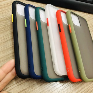 เคสโทรศัพท์หลังดำขอบสี Xiomi Mi 10T/Mi 10T pro เคส TPU กันกระแทก   ขอบสีหลังขุ่น เคสโทรศัพท์ เสี่ยวมี่ Mi 10T