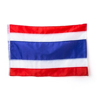 ธงชาติไทย 80x120 ซม. (แพ็ค2ผืน) คิว แฟลก Flag of Thailand 80x120 cm. (2 pieces) Q Flag