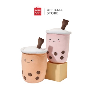 MINISO หมอนอิง หมอนอิงซีรีส์ชานมไข่มุก Beverages Series Milk Tea Pillow with Little Bear