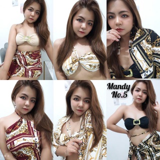 👑MMR👑ผ้าคลุมBikini_Mandy_No.5ลายสวยไฮโซมากกกกค่าาาา