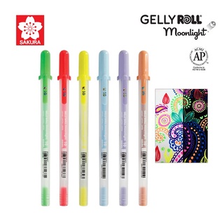 ปากกาเจล SAKURA  ลี่โรล รุ่นมูนไลท์ (GELLY ROLL Moonlight)  XPGB (ราคาต่อ 1 ด้าม)