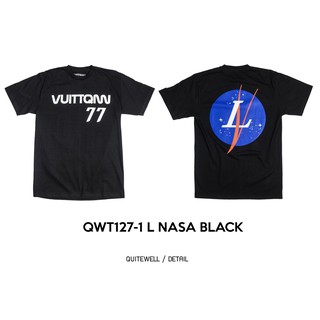 เสื้อยืดโอเวอร์ไซส์QWT127-1 L NASA BACKS-3XL