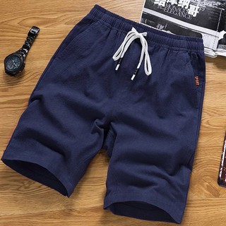 ✨กางเกงขาสั้น สามส่วน เอวยางยืด Mens Casual Shorts Fashion Comfy elastic Breathable pants  FS✨