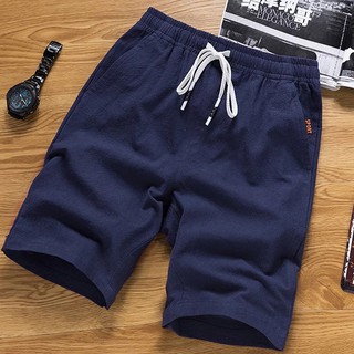 ✨กางเกงขาสั้น สามส่วน เอวยางยืด Mens Casual Shorts Fashion Comfy elastic Breathable pants  FS✨