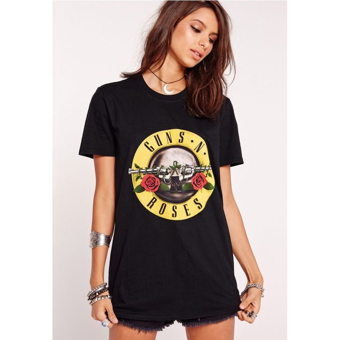 เสื้อ GUN N ROSES ส่งฟรี  สีสกรีนสด ฮิตมาก พร้อมส่ง ราคา ถูกที่สุด ดีลบีเคเค แกลเลอรีภาพที่ 6
