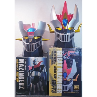 ALLOY CUP MAZINGER Z &amp; GREAT MAZINGER เป็นแก้วนํ้า ที่เขี่ยบุหรี่