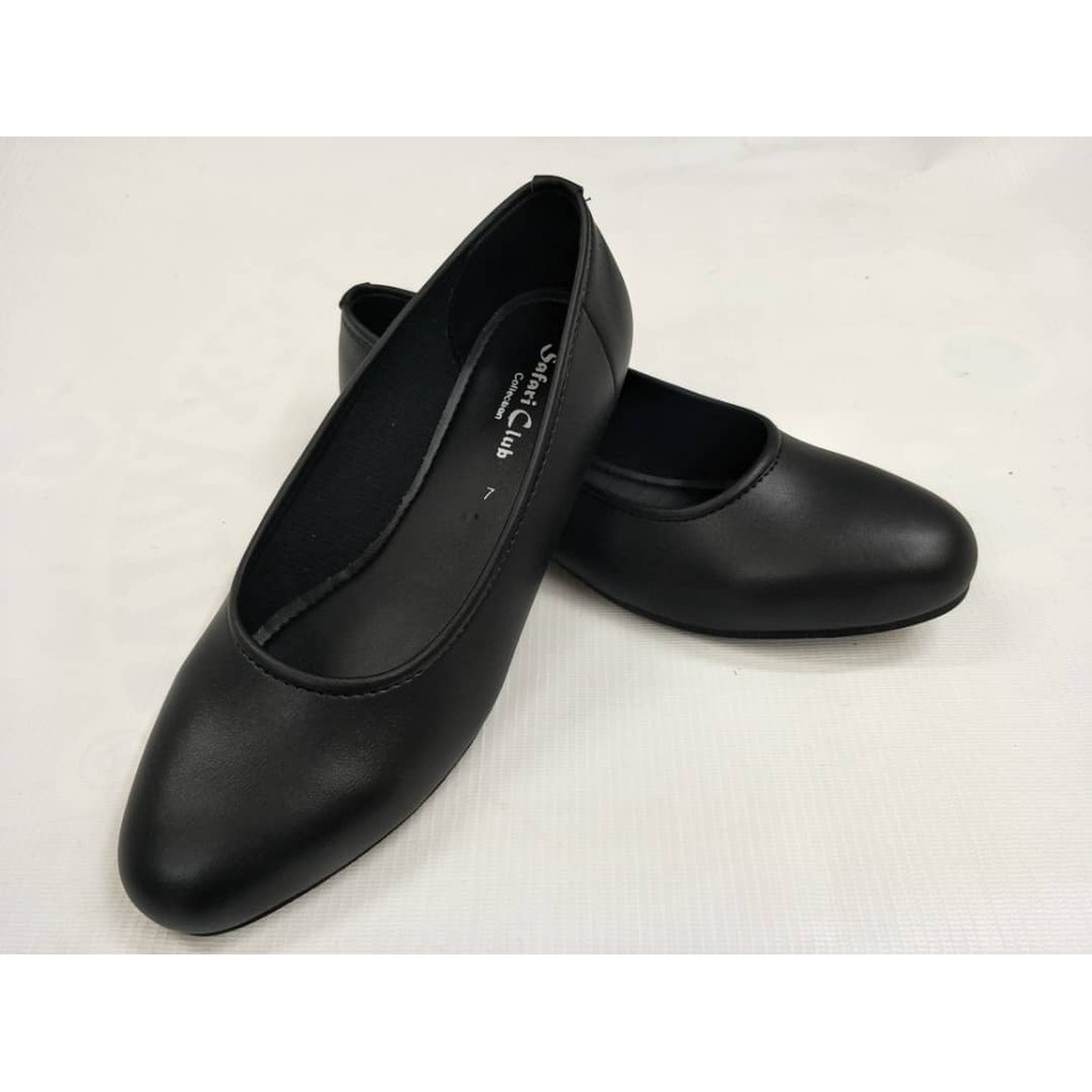 Lady PVC Black School Shoe /Ladies Official Shoe 010BK