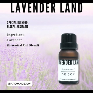 กลิ่น Lavender Land | น้ำมันหอม Aroma Oil | Aroma De Joy | ขนาด 15 ml