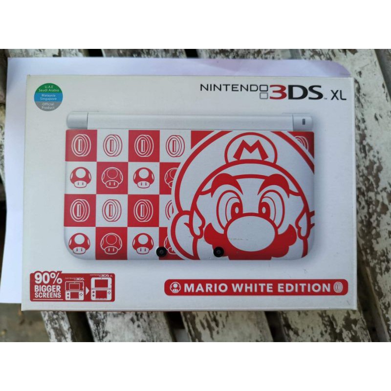 Nintendo 3DS​ XL​ รุ่น​ Mario​ white​ edition limited