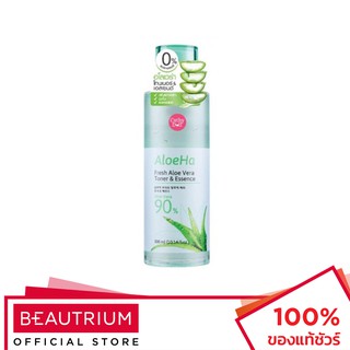 CATHY DOLL Aloe Ha Fresh Aloe Vera Toner &amp; Essence โทนเนอร์ 300ml