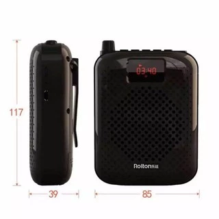 (ประกัน6เดือน) Rolton K500 มีบลูทูธ รองรับFM จอLED ไมค์ช่วยสอน ไมค์สอนหนังสือ ลำโพงพกพา ไมค์ลอย