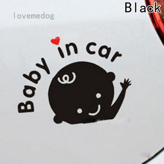 สติ๊กเกอร์ baby in car สําหรับตกแต่งรถยนต์