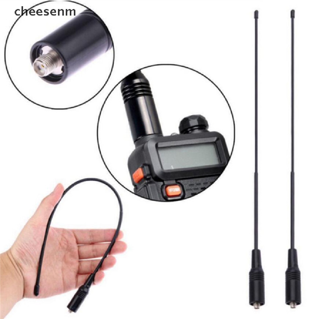 [cheesenm] เสาอากาศ NA-771 SMA ตัวเมีย Dual Band 10W สําหรับ Baofeng UV5R UV-82 SAUS