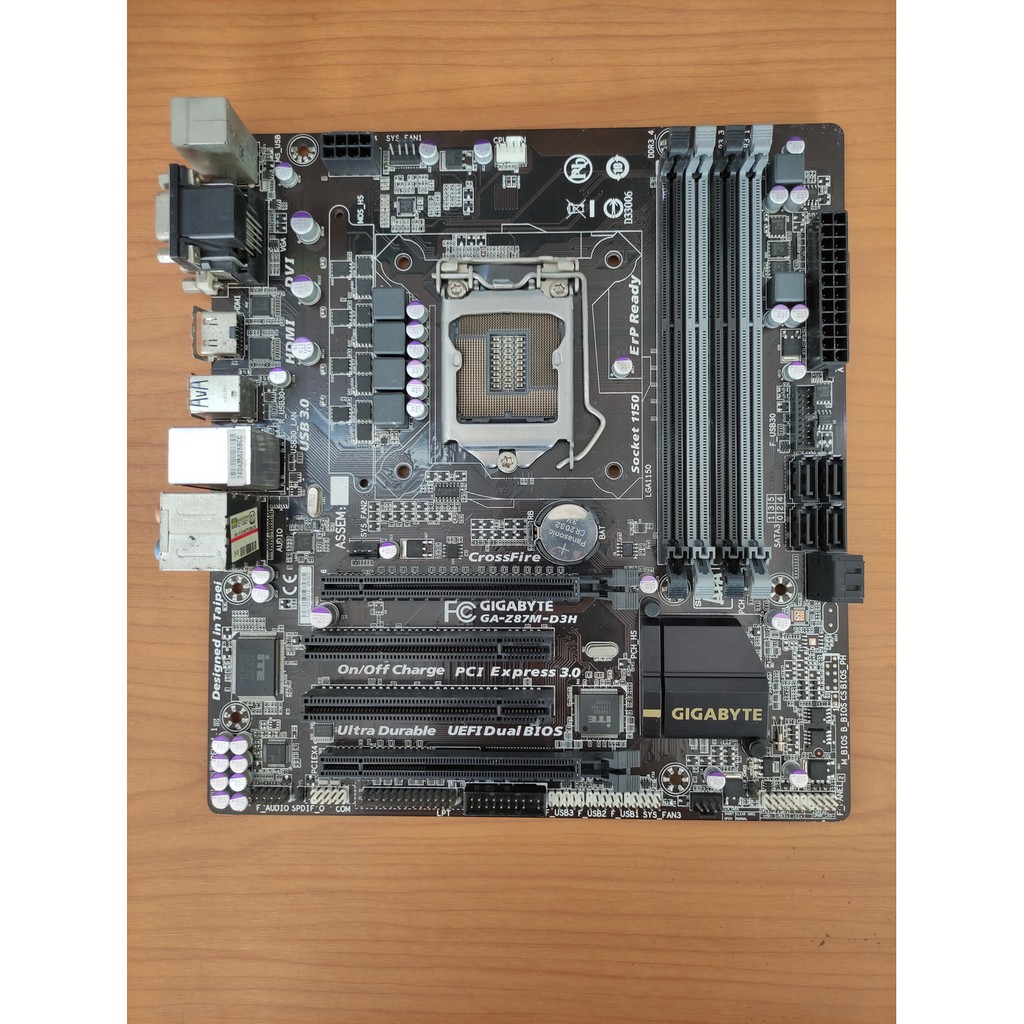 MAINBOARD (เมนบอร์ด) 1150 GIGABYTE GA-Z87M- D3H มือสอง
