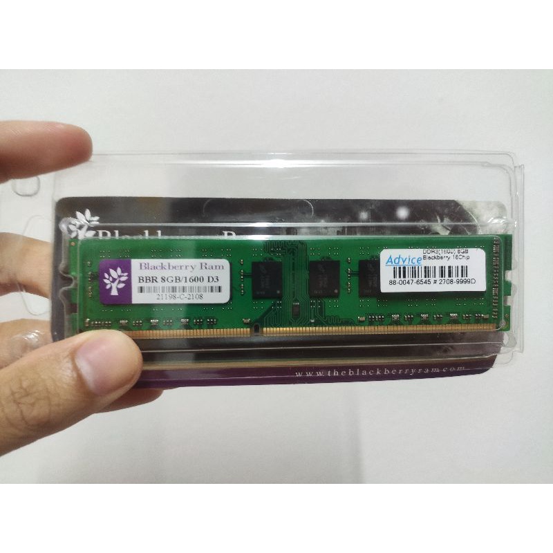 ram 8gb ddr3 bus 1600 blackberry