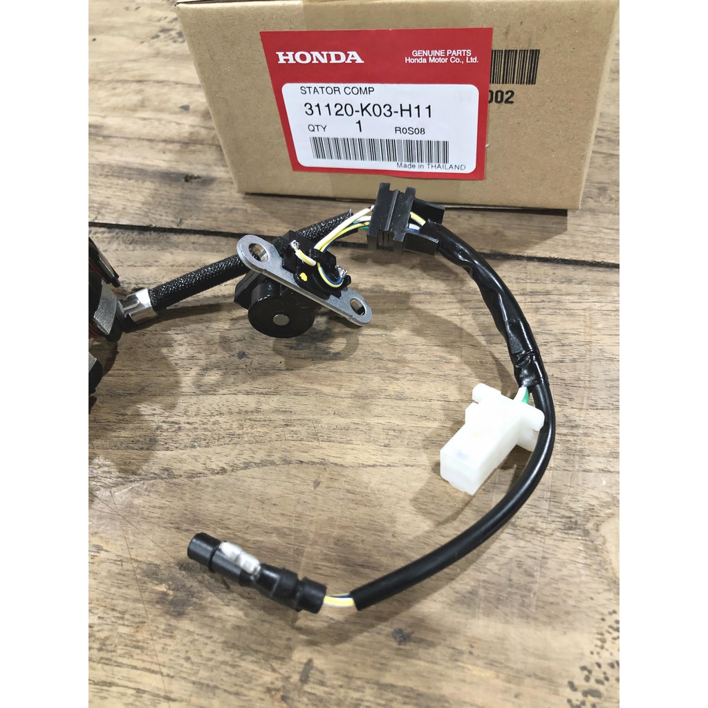 ( 31120-K03-H11 ) ชุดขดลวดสเตเตอร์ มัดไฟ เวฟ110i สตาร์ทมือ รูปที่ 7