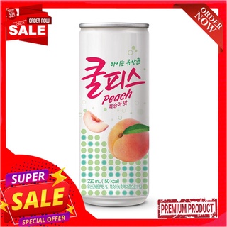 ดงวอนคูลพิส น้ำรสพีชผสมโยเกิร์ต 230มล.DONGWON COOLPIS PEACH 10% +YOGURT 230ML.