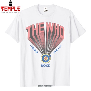 เสื้อยืดตัวยาว พิมพ์ลายวง The Who สไตล์ร็อคย้อนยุค