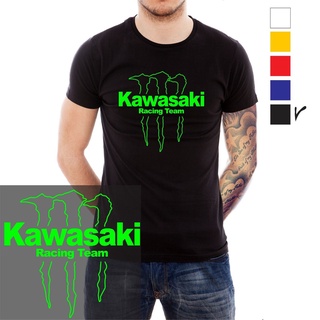 {XS-6XL} เสื้อยืดคอกลม แขนสั้น พิมพ์ลาย Kawasaki Moto Gp สไตล์ยุโรป และอเมริกา พลัสไซซ์ สําหรับผู้ชาย 339242