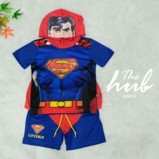 ชุด Set เด็กลาย Superman⚡**สอบถามสินค้าก่อนโอนนะคะ**