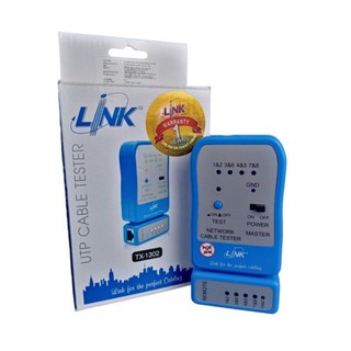 เครื่องเช็คสายแลนLINK(TX-1302)UTPCABLETESTERoriginalคุณภาพดีของแท้