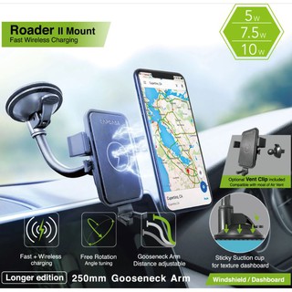 Capdase Roader II Fast Wireless Car Charging Mount Gooseneck-Arm