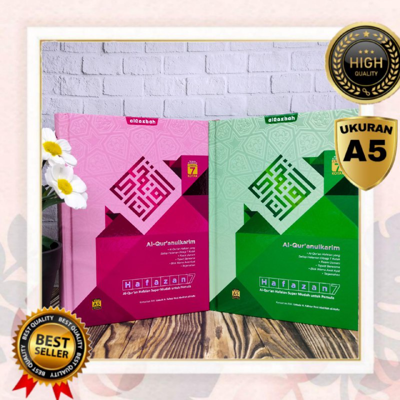 Al Quran Hafazan Memorization 7 กล่อง Muslimah Edition A5, Al Quran and Transmation, Al Quran Tajwee