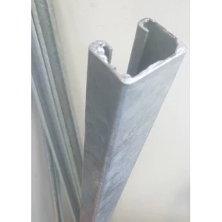 รางซีไฟฟ้า ชุบ Hotdip Galvanized (HDG) ตื้นชนาด 25x40 มิล และ ลึกขนาด 40x40 ยาว 4ฟุต