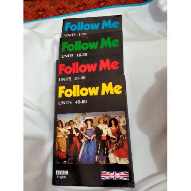 หนังสือ Follow me ภาษาอังกฤษของ BBC สภาพเกรดเอ