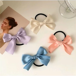 ยางโบว์รัดผม โบว์มัดผม มี 11 สี (สั่งขั้นต่ำ 2ชิ้น)